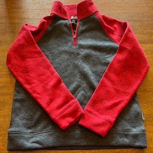 - Eddie Bauer quarter zip fleece jacket. Size large